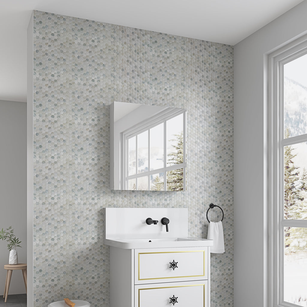 Surface Frameless Mirror Medicine Cabinet