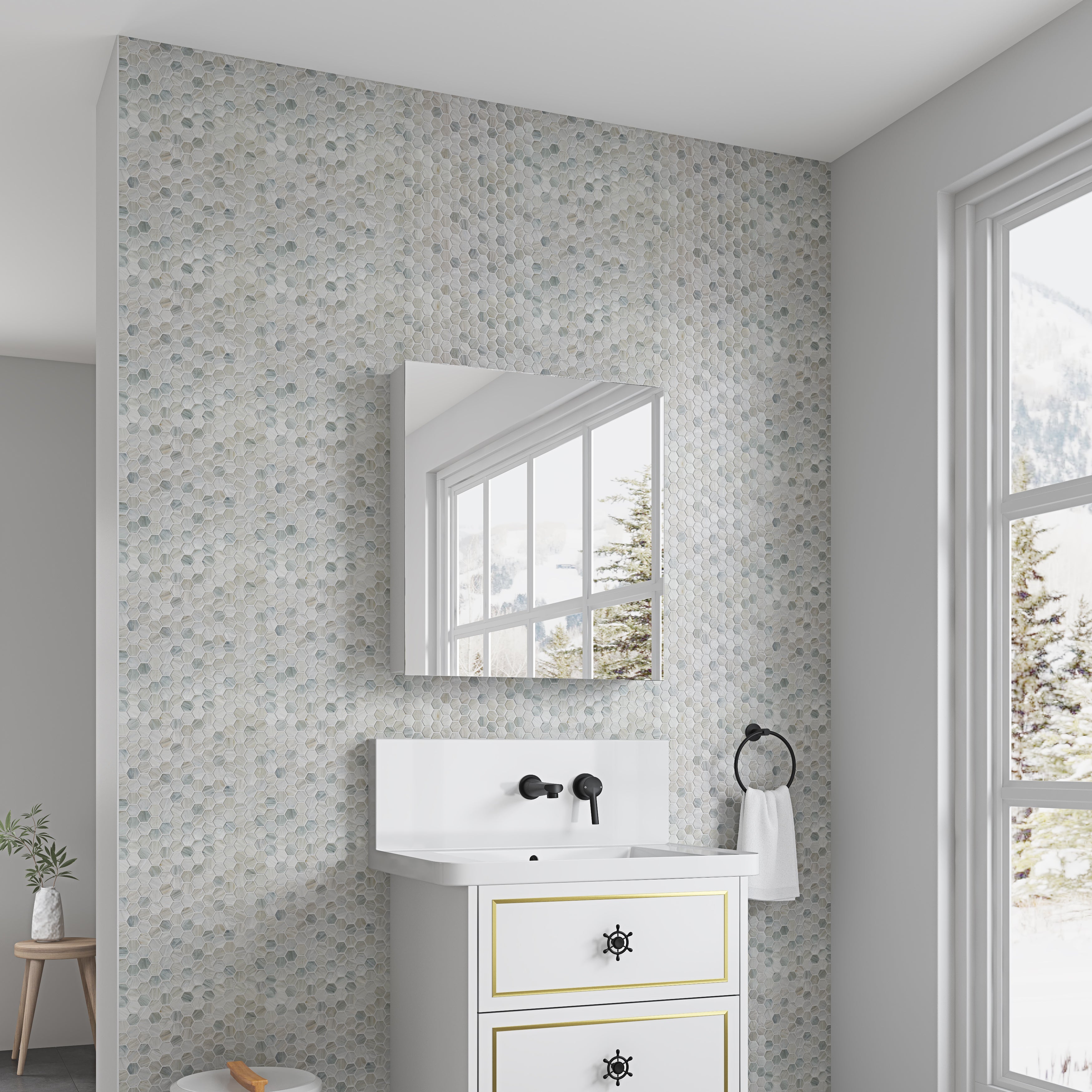 Surface Frameless Mirror Medicine Cabinet