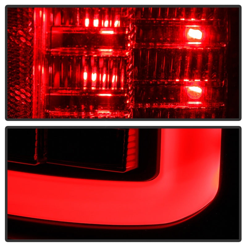 Spyder Dodge Ram 2013-2014 Light Bar LED Tail Lights - All Black ALT-YD-DRAM13V2-LED-BKV2 5085931