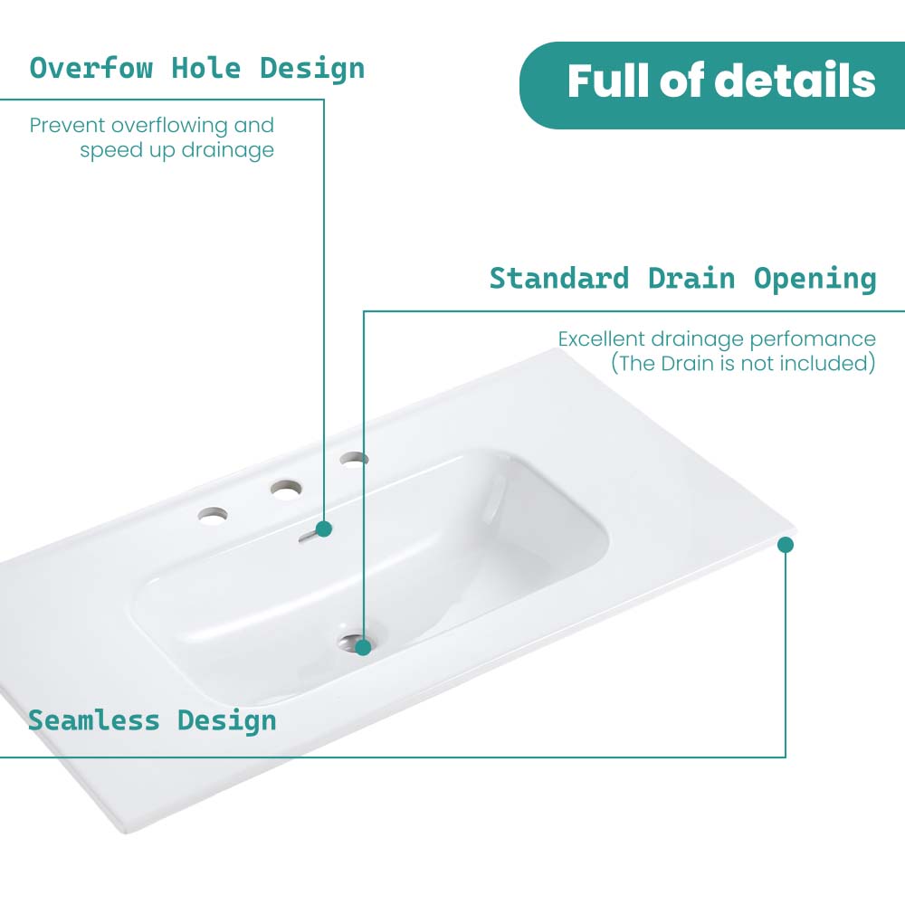 Integrated Bathroom Sink