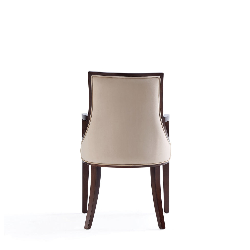 Grand Wood Upholstered Armchair