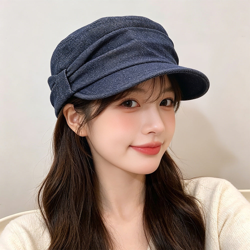 Old Money Style Retro Ruffled Flat Top Bowler Hat - A Stylish Casual Versatile Hat That Makes Your Face Look Smaller And More Artistic. Perfect For A Painter