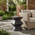 Outdoor Lightweight Concrete Side Table