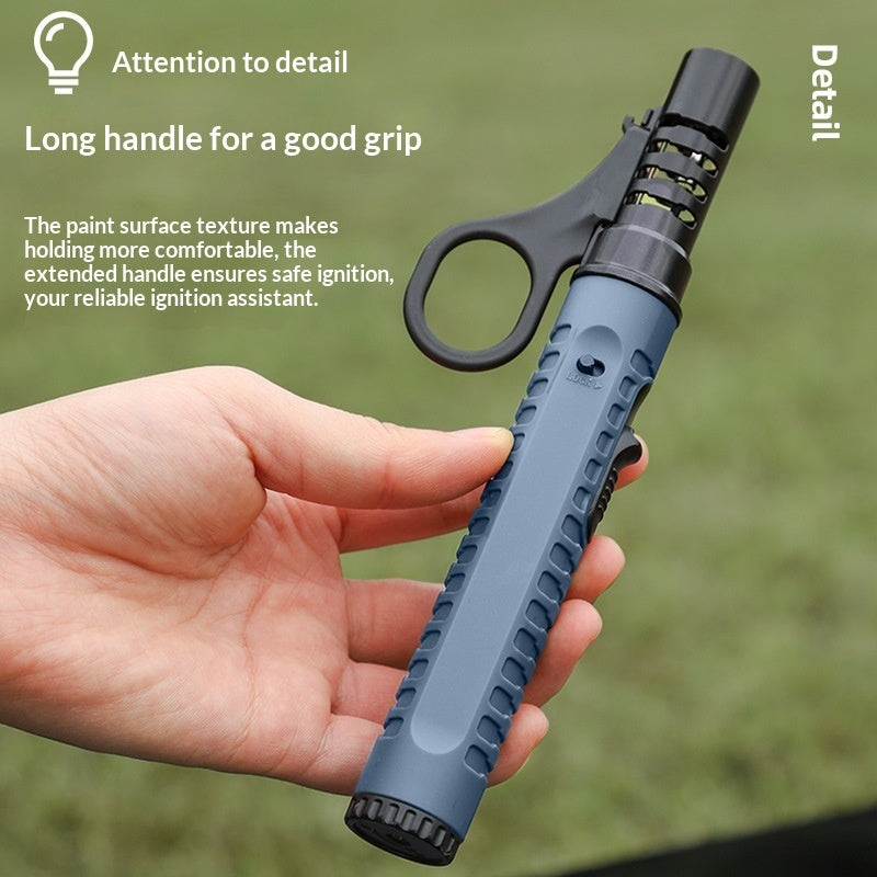 Outdoor Camping BBQ Blowtorch Stove Accessory Refillable Lighter Igniter