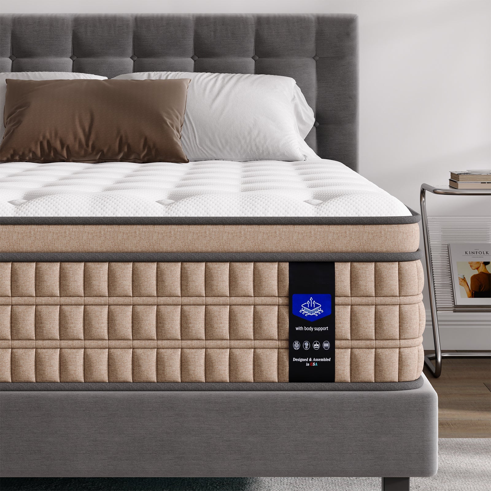 14 Inch King Mattress - Hotel-Collection Hybrid Mattress
