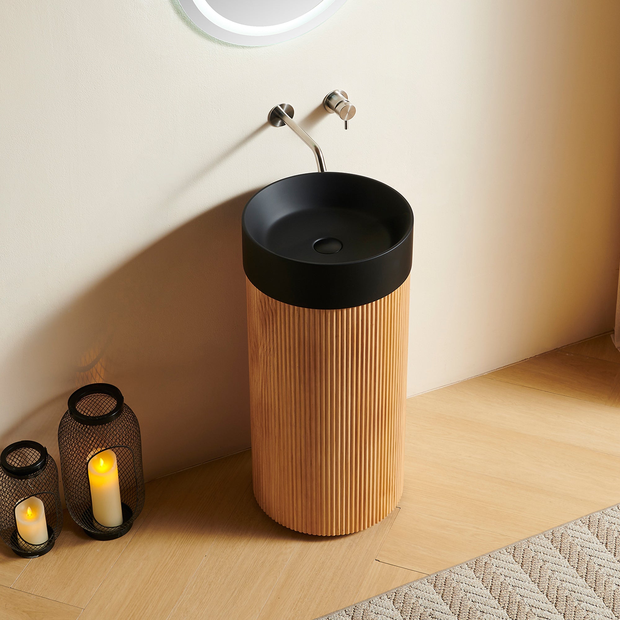 JINBO 16" Freestanding Cylindrical Cabinet