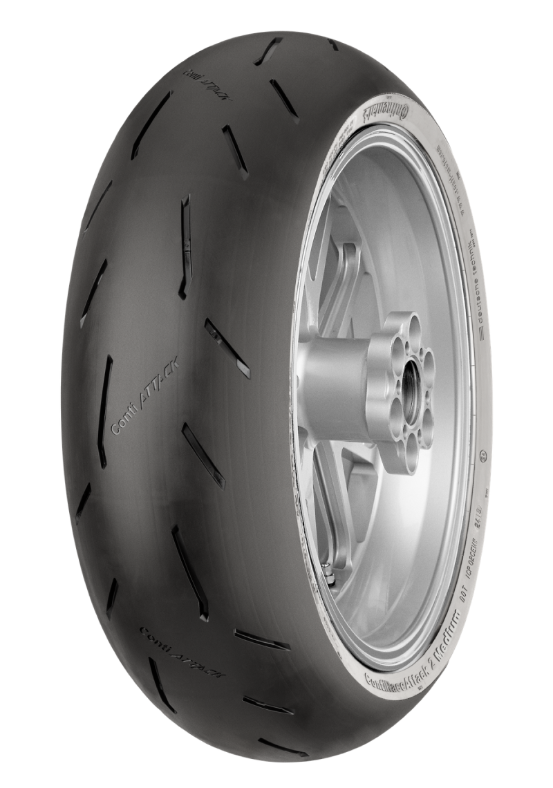 Continental Tire Continental ContiRaceAttack 2 Medium - 160/60 ZR17 M/C 69W TL Rear 02446550000