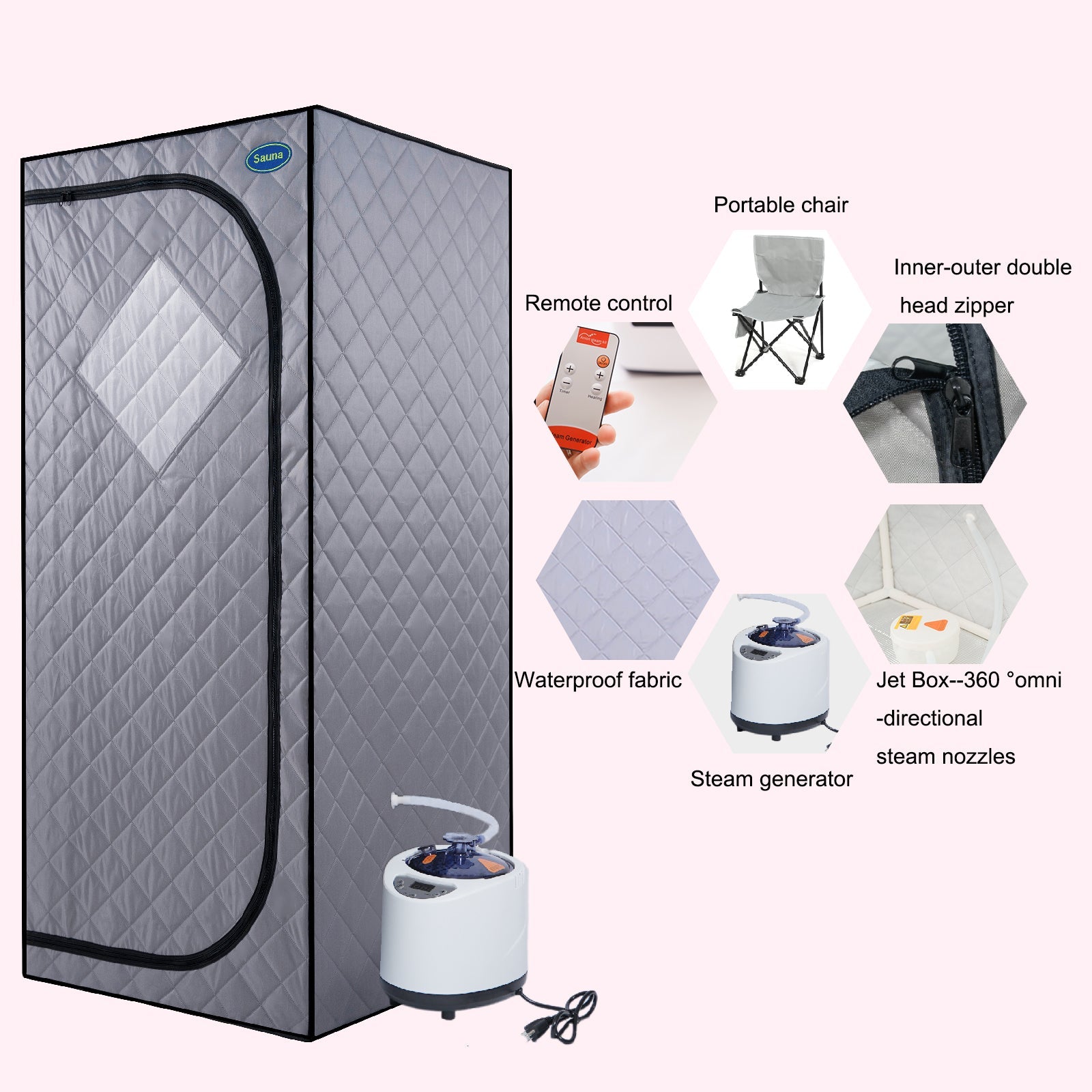Portable Full Body Steam Sauna Tent