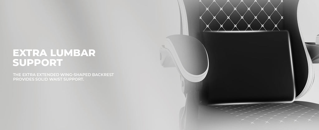 Gaming Chair with Massage and Footrest