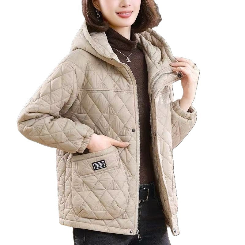 Winter Quilted Jacket Cotton-padded Coat For Women