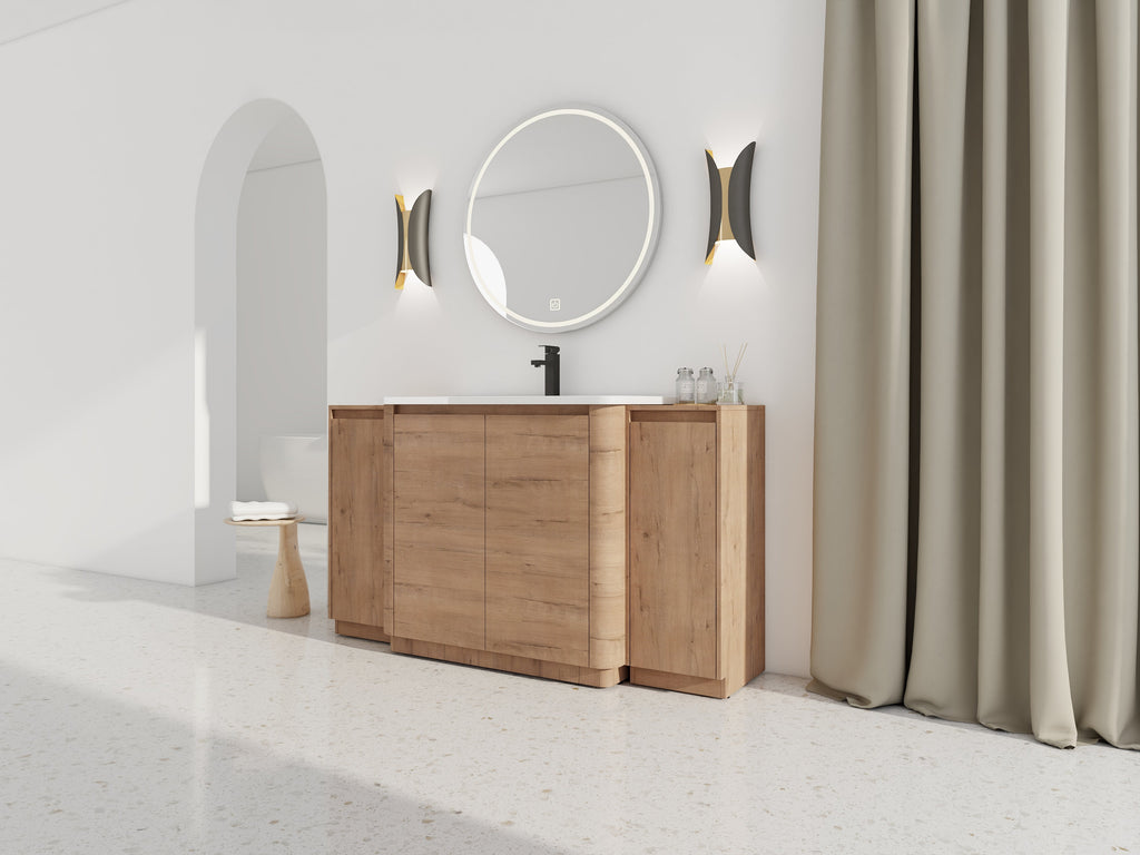 60'' Freestanding Bathroom Vanity With Storage
