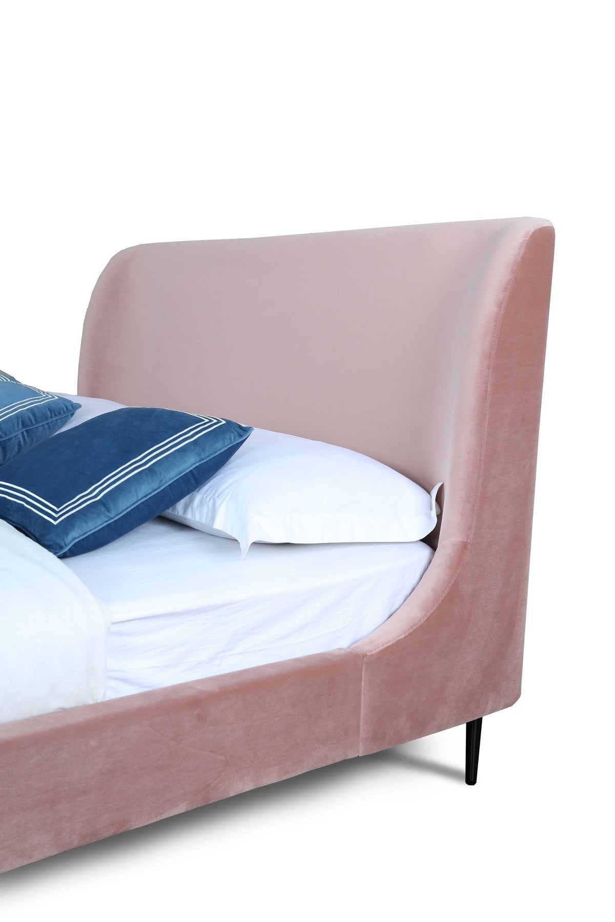 Heather Upholstered Velvet Full Bed