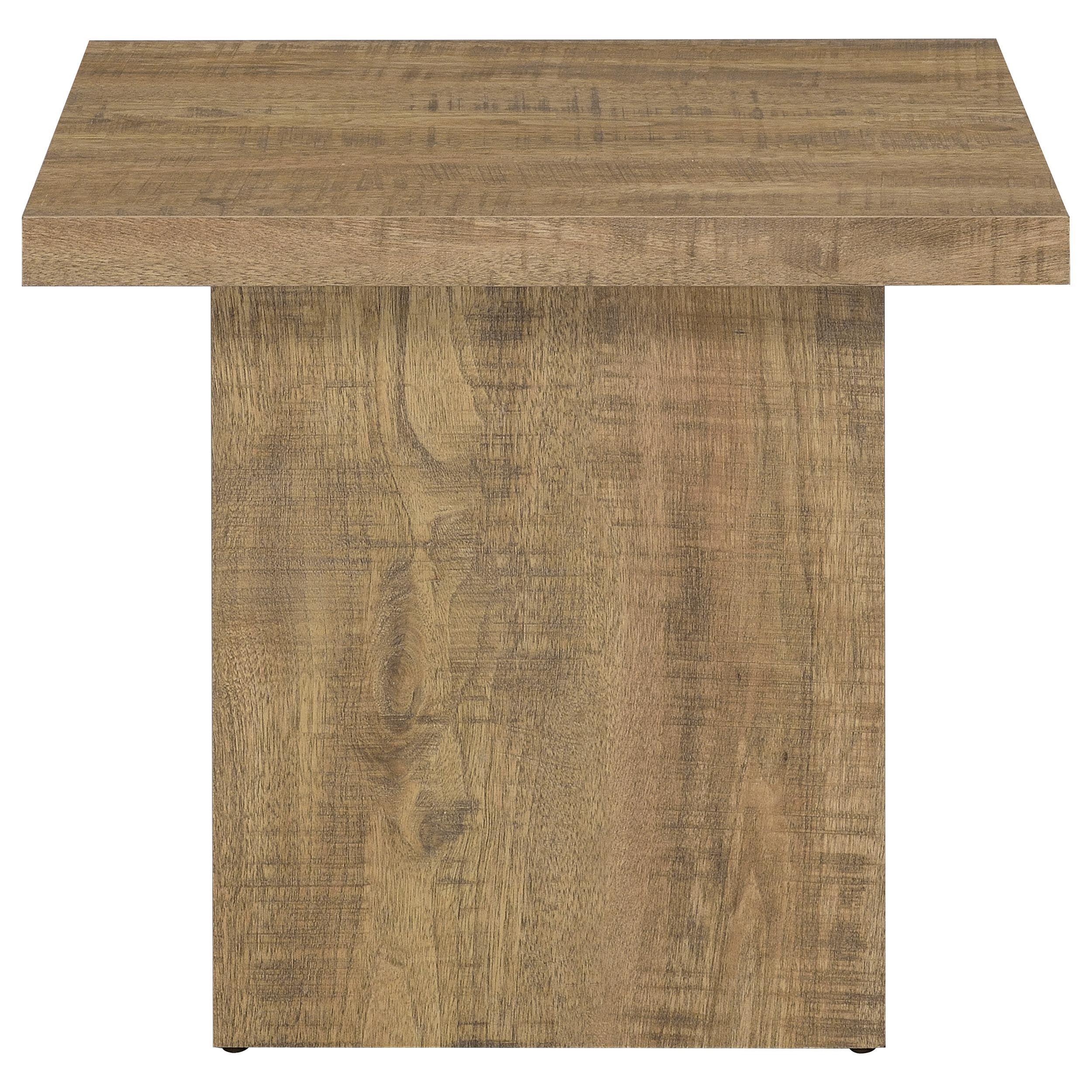 Exeter Mango Square 3-Piece Coffee Table Set