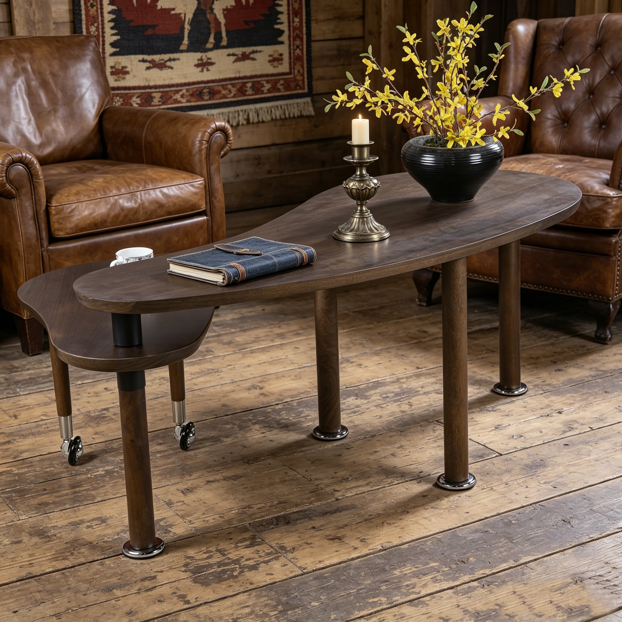 360 Degree Rotatable Coffee Table