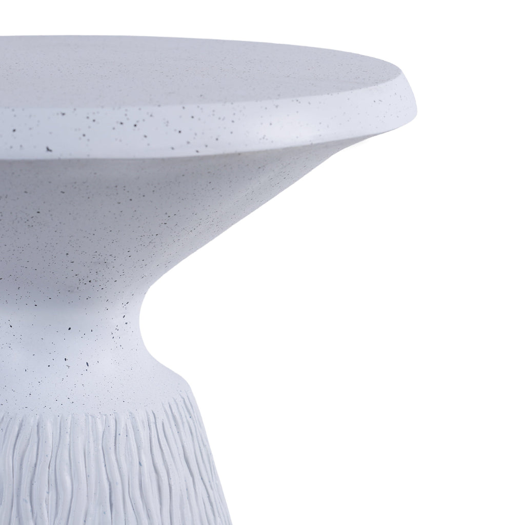 Cement Outdoor End Tables for Patio and Garden