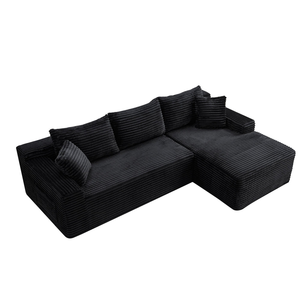 106.3" Cloud Modular Sectional Sofa Couch with L-Shape Chaise