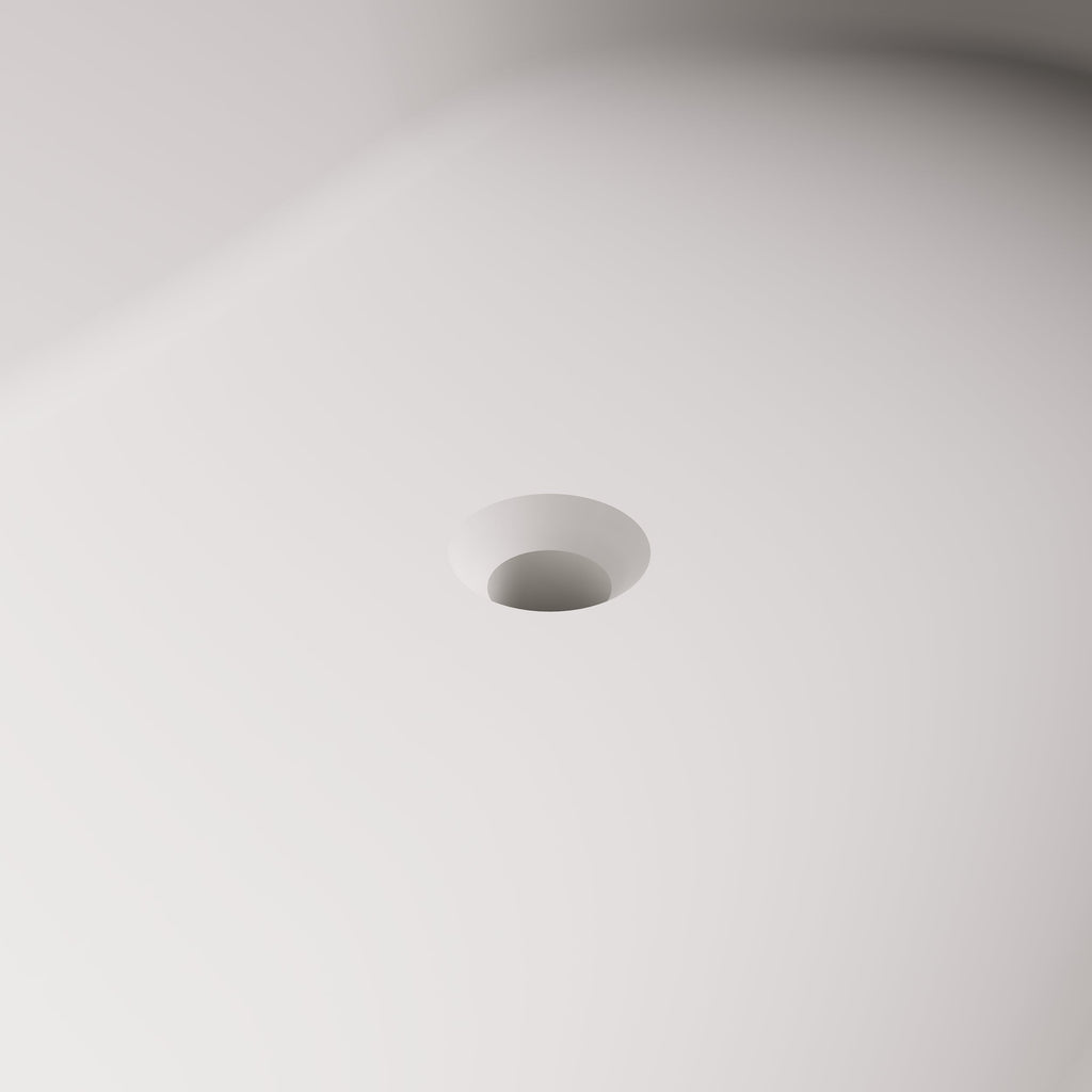 59" Freestanding Bathtub, Oval Shaped Stone Resin Freestanding Tubs