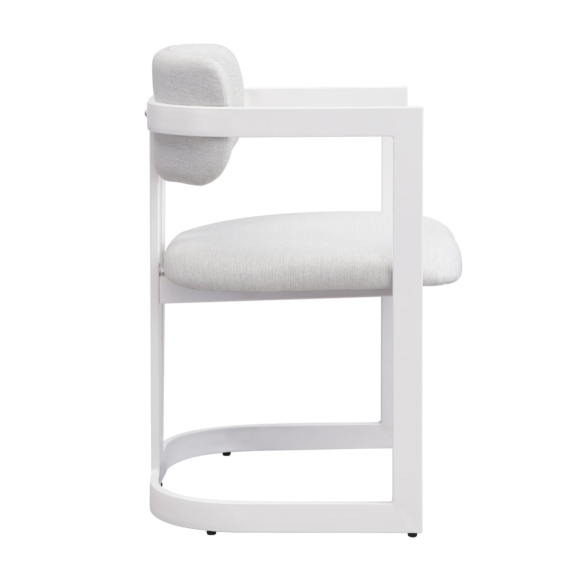 Upholstered Dining Chairs Set of 2, Fabric Armchairs