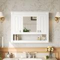 35 Inch Bathroom Wall Cabinet with Mirror