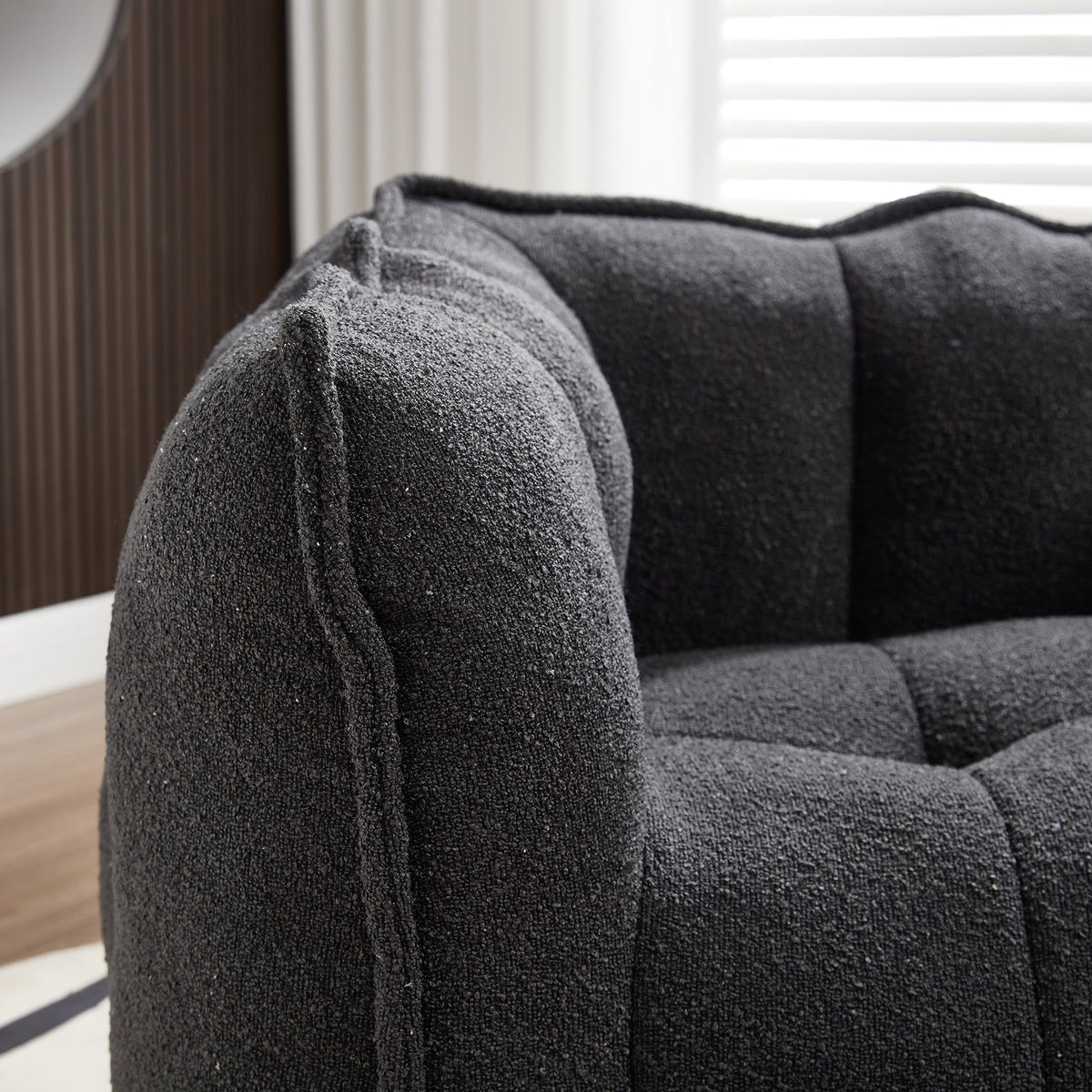 Soft Bean Bag Chair with High Resilient Foam