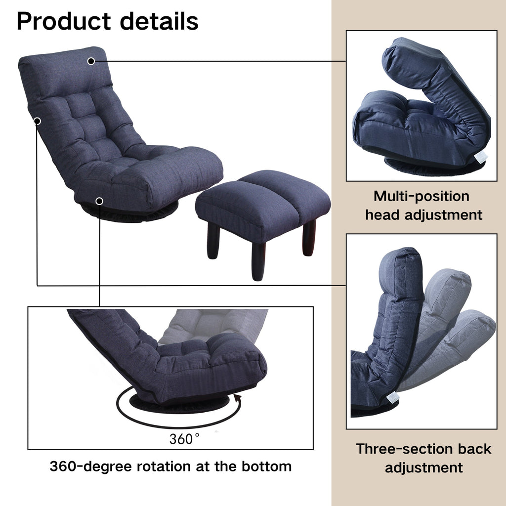 Japanese Floor Chair: Versatile Adjustable Relaxation