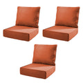 6" Thicker Outdoor Chair Cushion Set - 3 Pieces