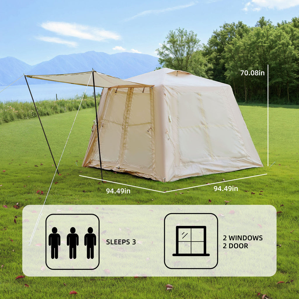 Inflatable Tents for Camping with Canopy