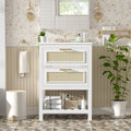 24" Bathroom Vanity with Integrated Ceramic Sink