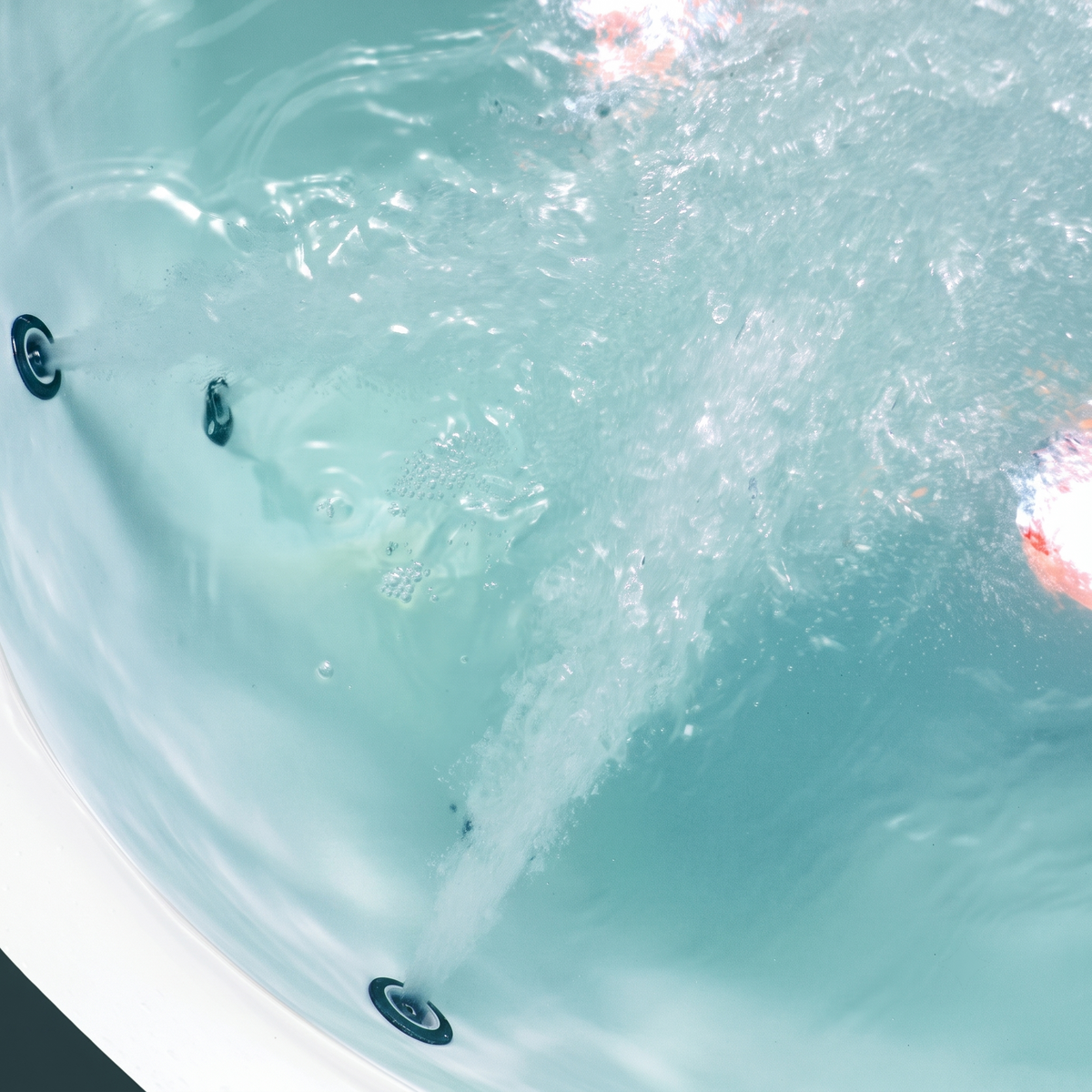 59" Corner Whirlpool Bathtub for 2-Person, Luxury Jetted Spa Tub