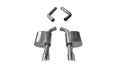 Corsa 15-19 Dodge Charger 6.4L/17-19 Dodge Charger 5.7L Polished Sport AxleBack Exhaust w/4.5in Tips 21019