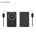 Ultra-thin Aluminum Alloy Magnetic Wireless Charging External Battery Power Bank