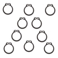 All Balls Racing Countershaft Washer - 10 Piece 25-6012