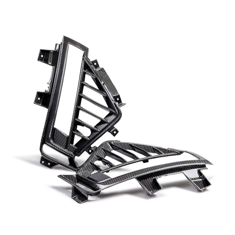Anderson Composites 22-24 Cadillac CT5 Black Wing Type-OE Carbon Fiber Side Grilles AC-SV22CT5BW