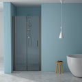 30"W x 72"H Fold Frameless Shower Door with Tempered Glass
