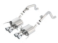 Borla 14-15 Chevy Corvette C7 w/o AFM w/o NPP Atak Rear Section Exhaust Quad Rd RL Tips 11881