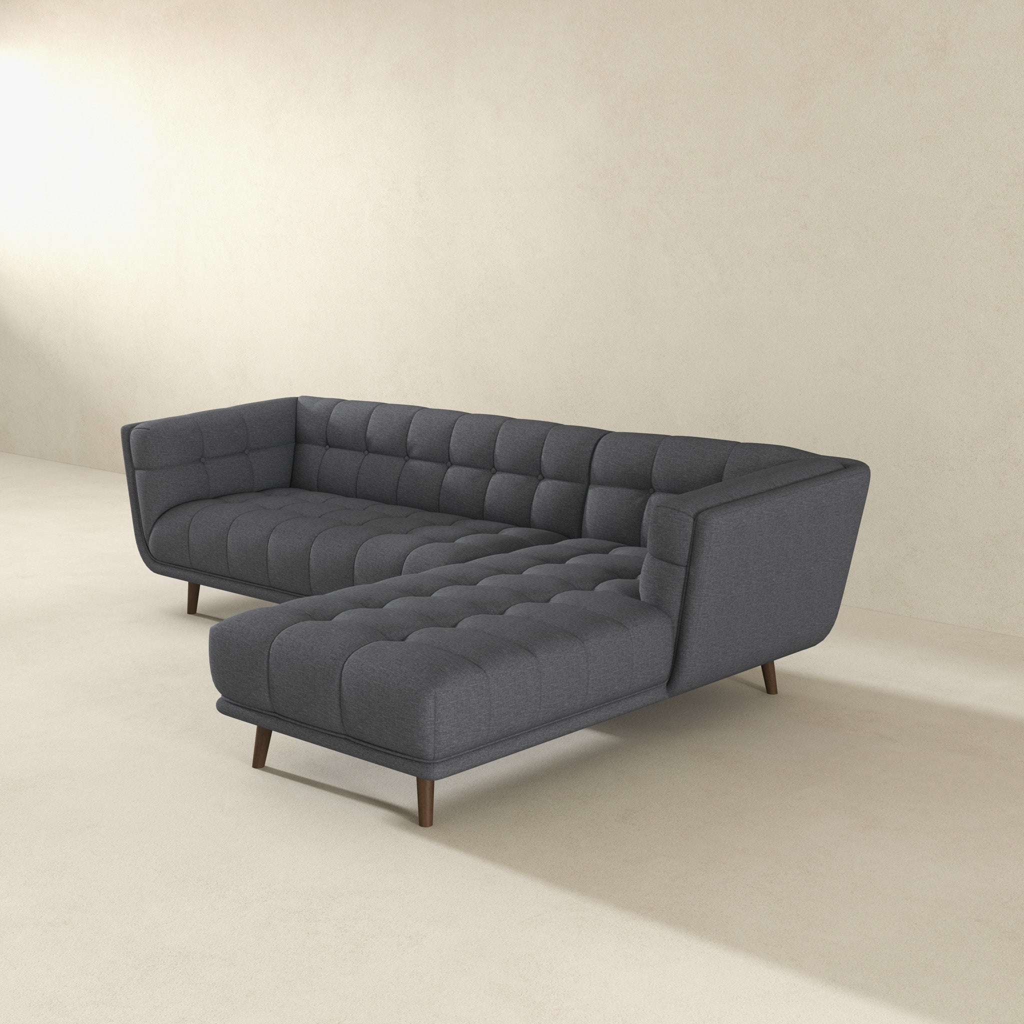Addison Right Sectional Ash