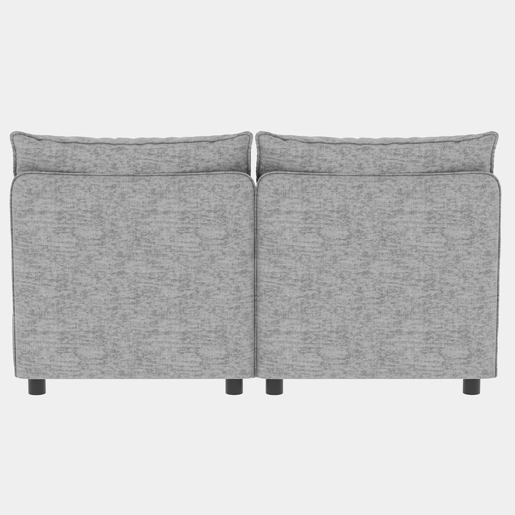 Modular Sectional Sofa, Convertible with Storage