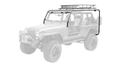 Body Armor 4x4 04-06 Jeep Wrangler Unlimited Cargo Roof Rack Box 2 Of 2 TJ-6124-2