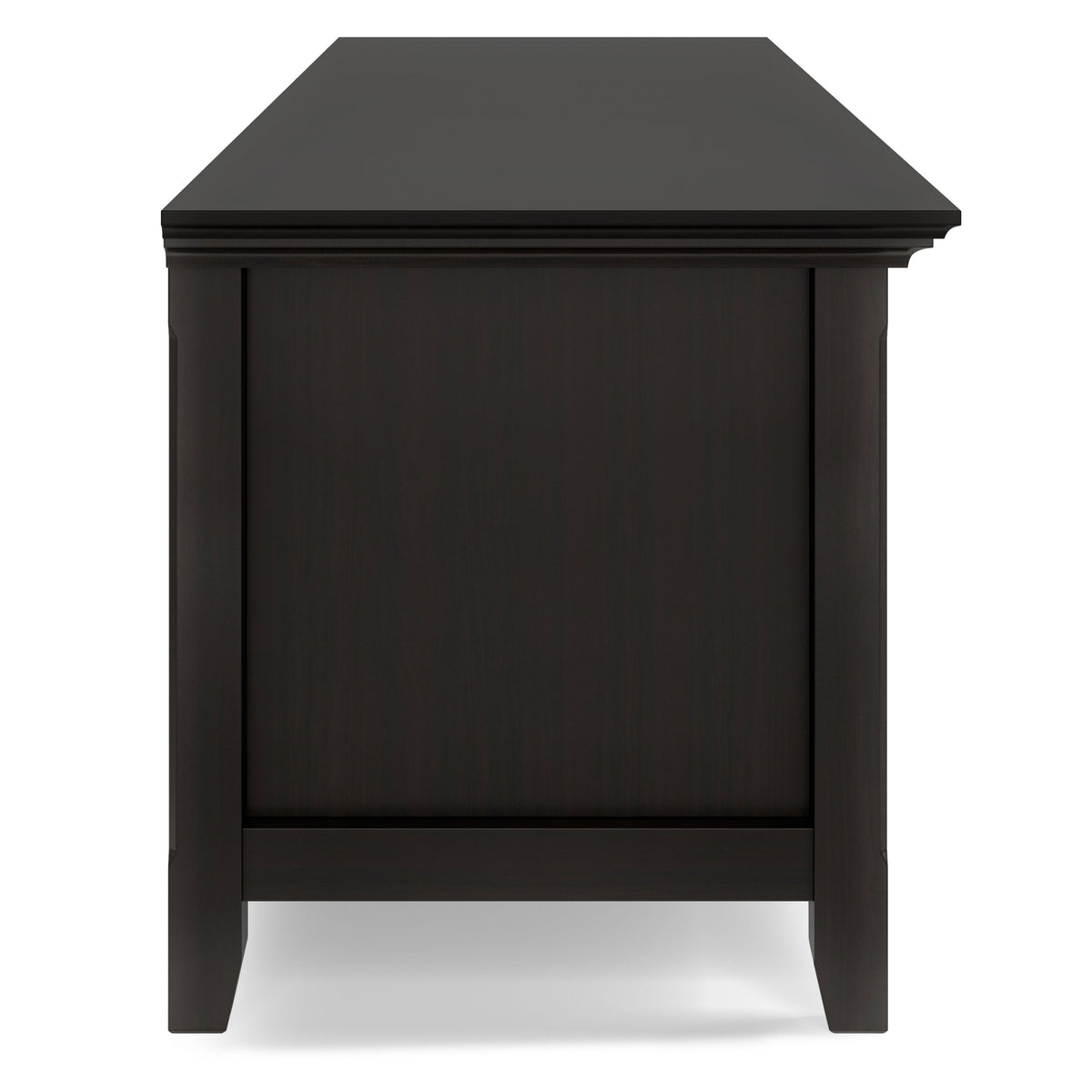 Amherst 72 Inch Wide Solid Wood Low TV Stand in Hickory