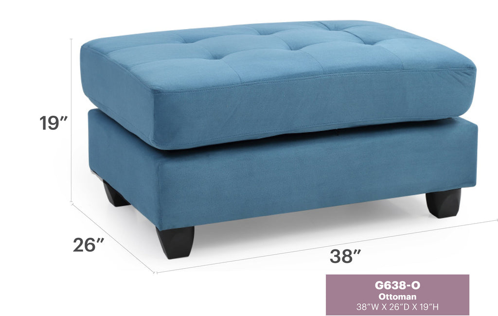 Stylish Aqua Ottoman For Any Room