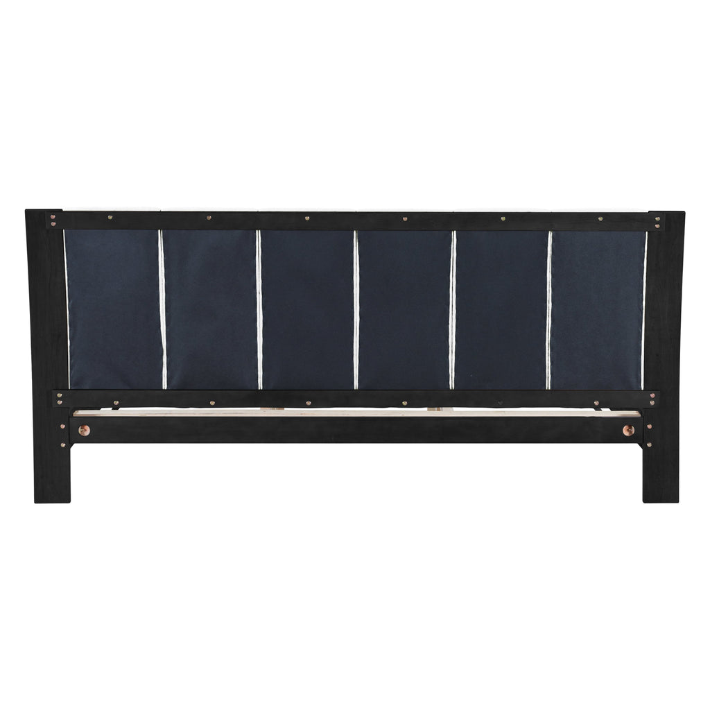 King Size Bed Frame in Black and White