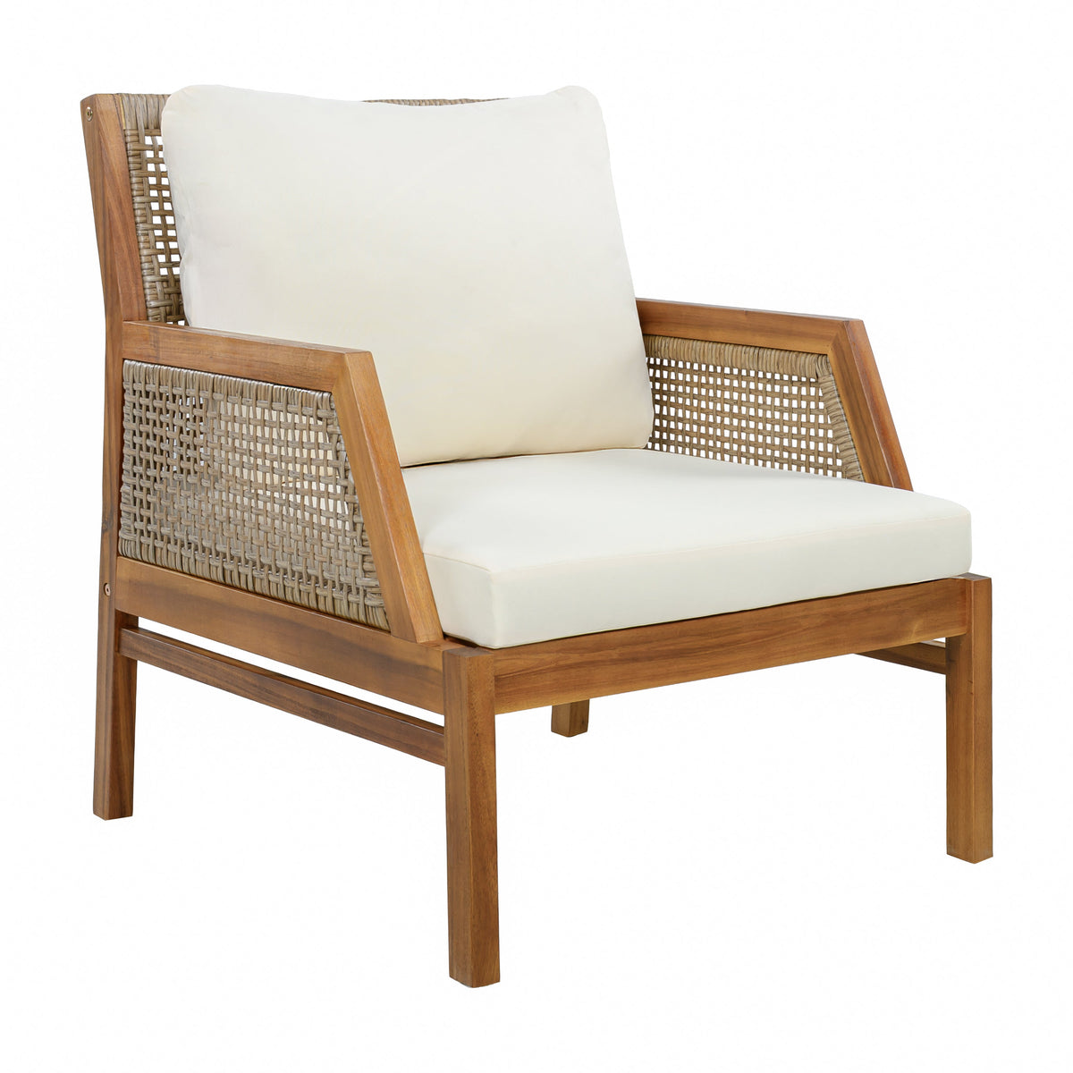 Acacia Wood Patio Furniture Club Chair