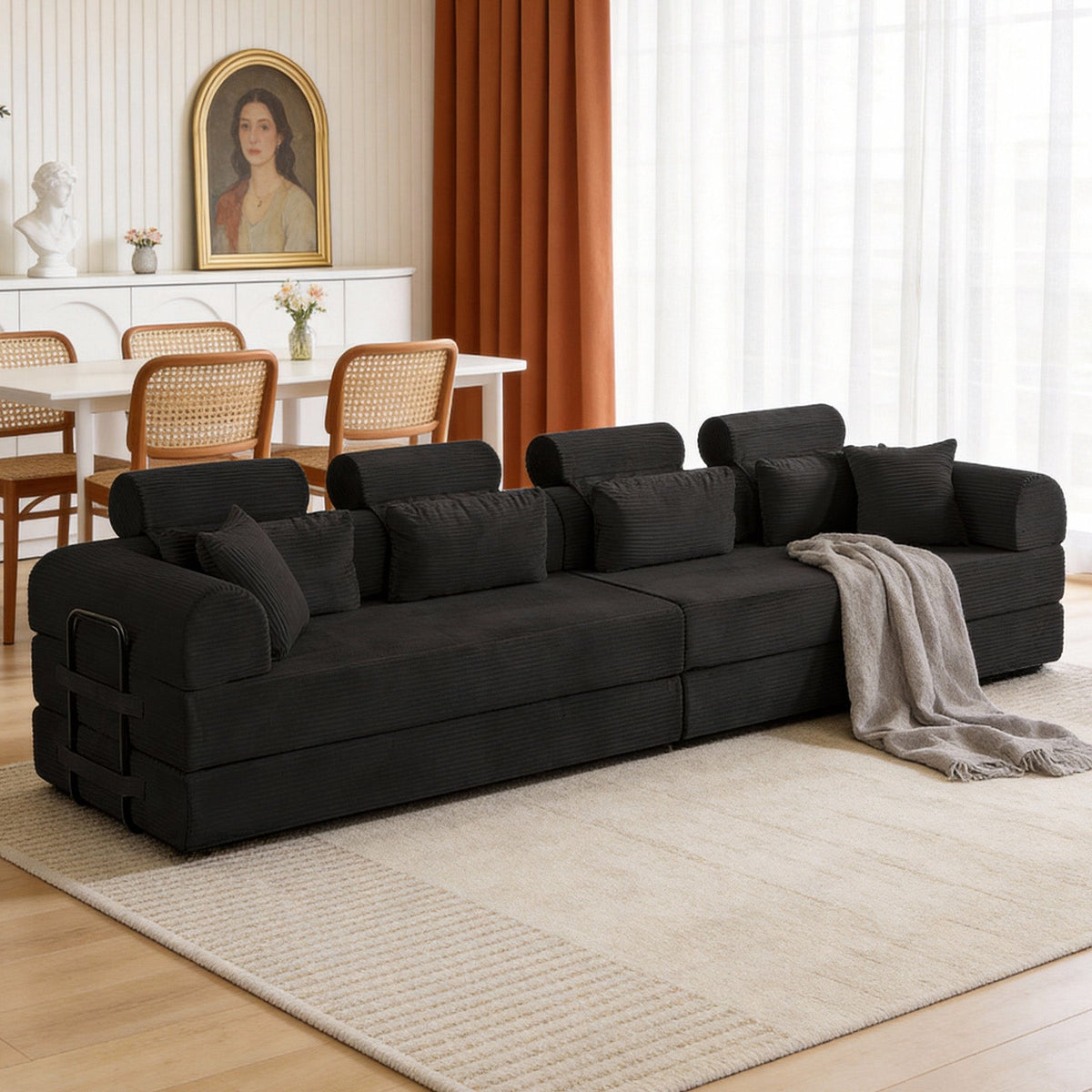 L Shape Modular Sectional Sofa - Compressed Sectional Sofa