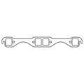 Cometic Gasket Cometic Chevy Gen1 Small Block V8 .043in Copper Exhaust Mani Gskt Set-1.550in x 1.450in Square Ports C15189C