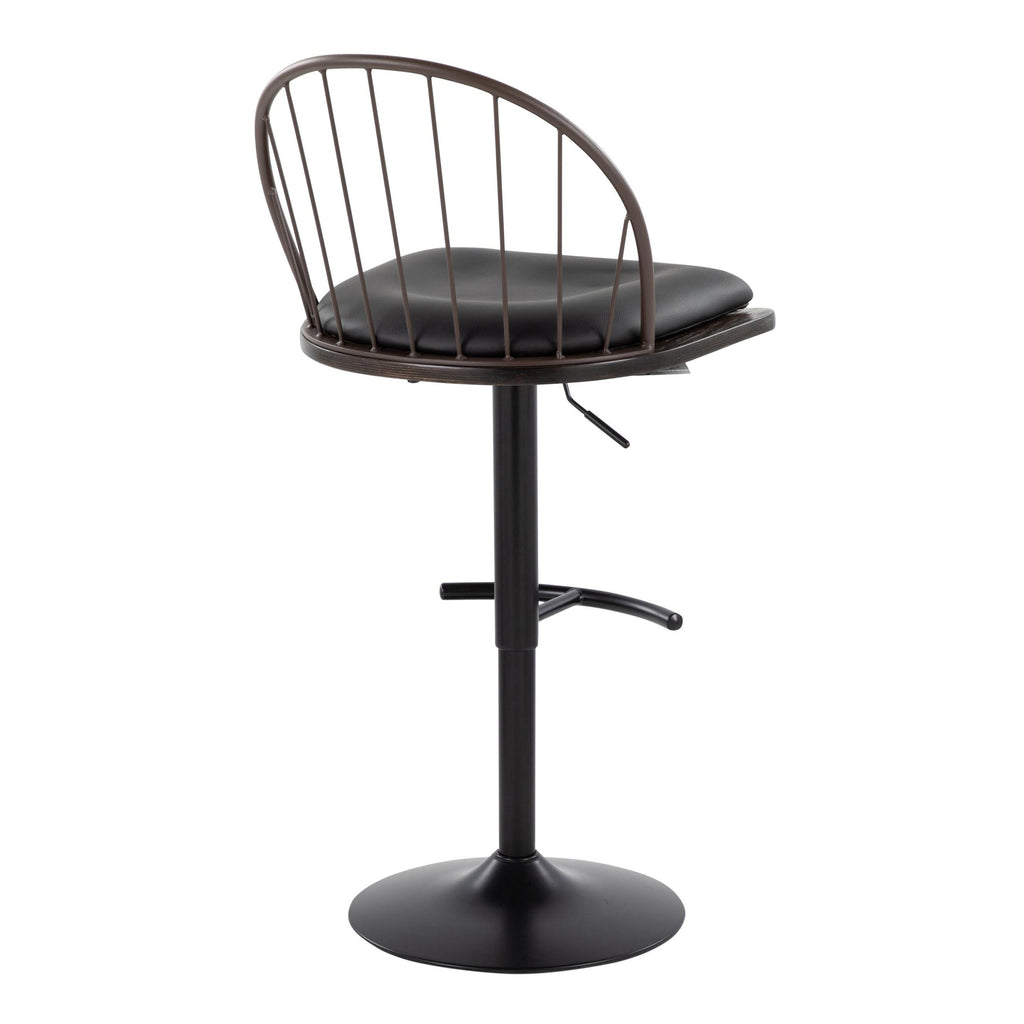 Adjustable Height Barstool with Swivel