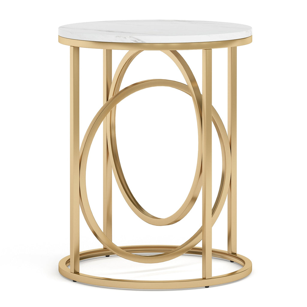 20” Round End Table for Living Room