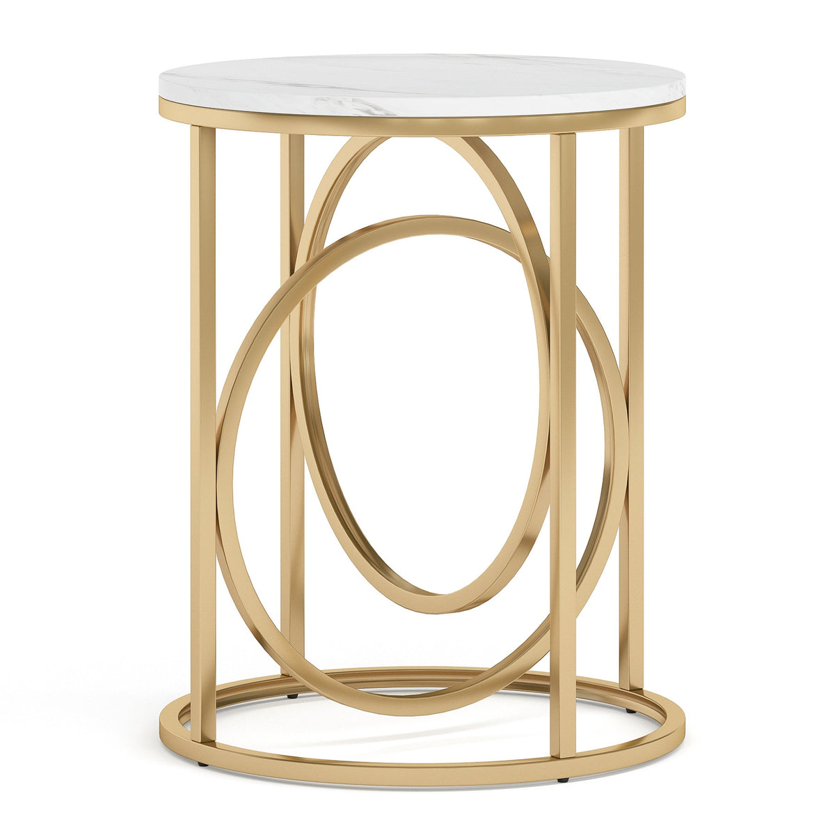 20” Round End Table for Living Room