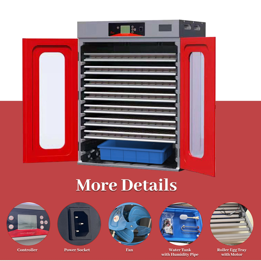 1000-Egg Commercial Cabinet Incubator