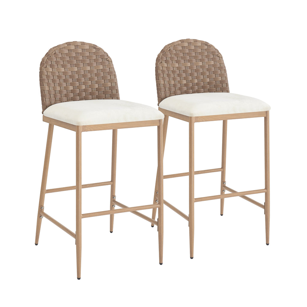 29.5" Farmhouse Barstools Set of 2