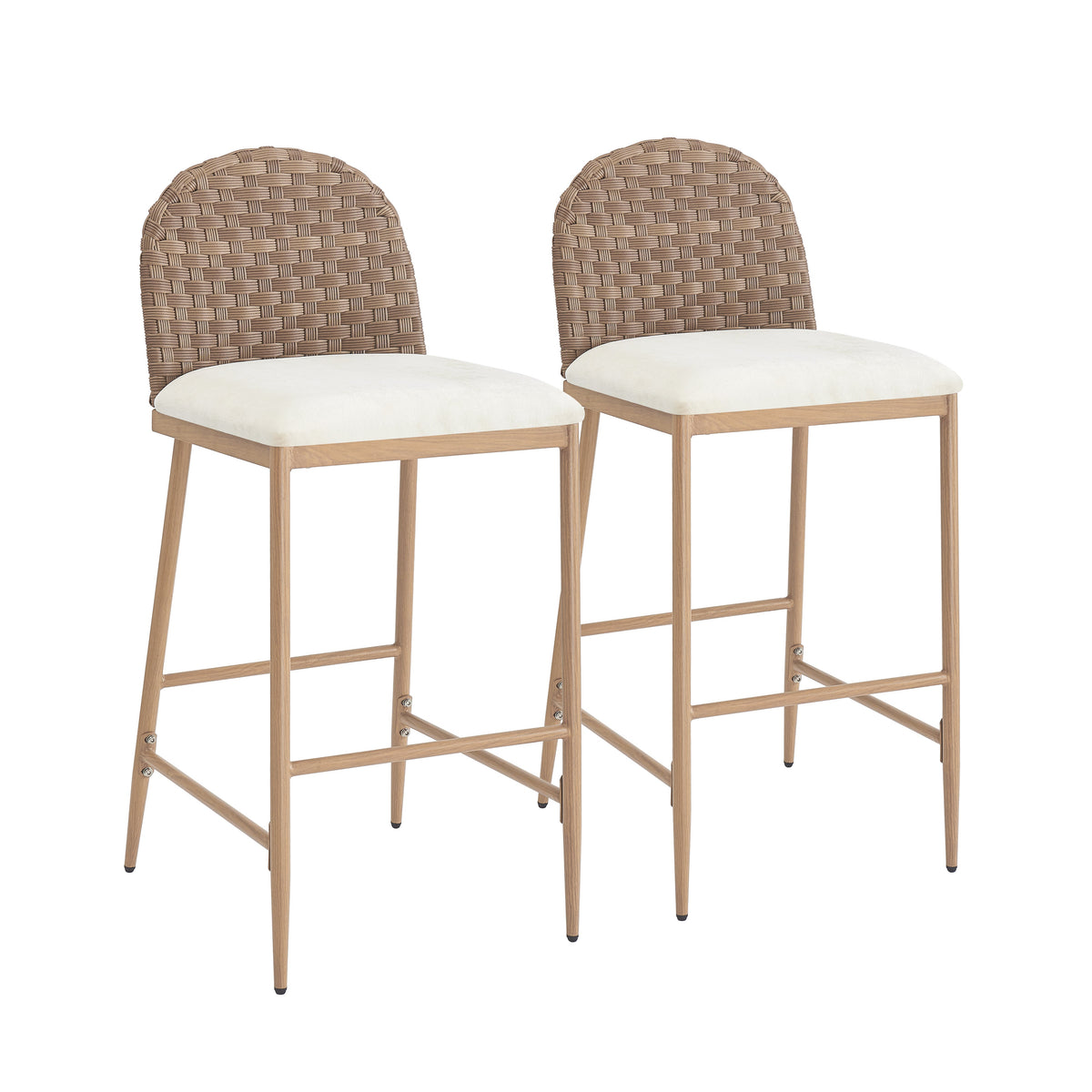 29.5" Farmhouse Barstools Set of 2